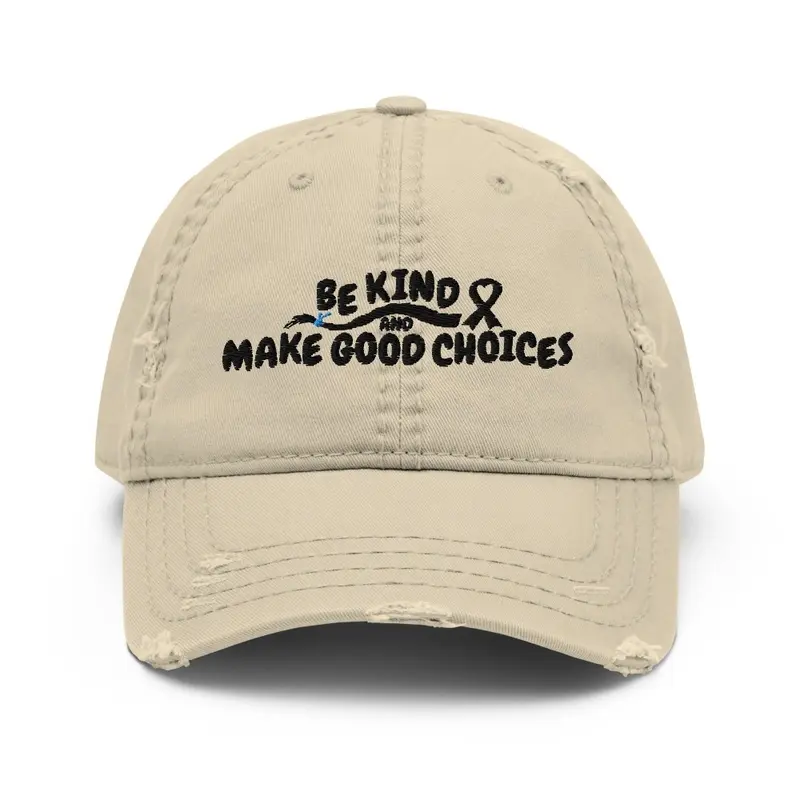 Be Kind Distressed Dad Hat